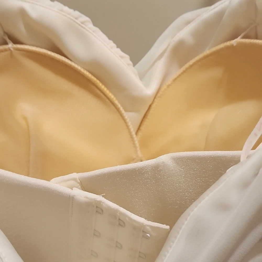 New Jasmine  Bridal collection Strapless Dress, F274, Size 4, Street Size 2 - Picture 7 of 9